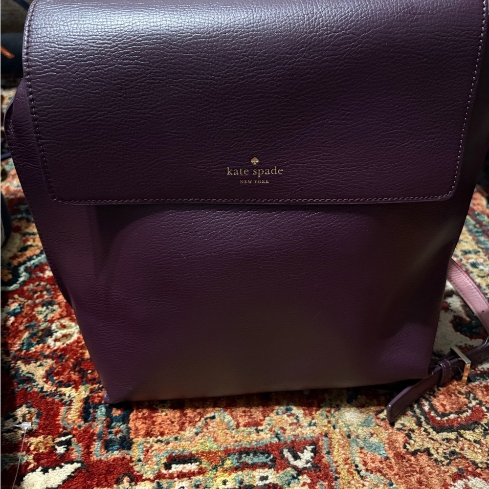 Kate Spade Deep Purple Backpack